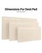 YSAGi Leather Desk Pad Protector, Office Desk Mat, Large Mouse Pad, Non-Slip PU Leather Desk Blotter, Waterproof Laptop Desk Writing Pad for Office and Home (23.6" x 13.8", Eggshell)
